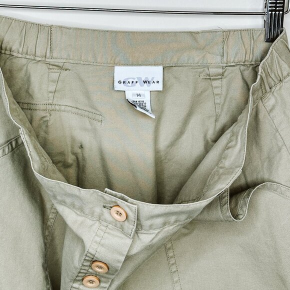 80's Olive Button Down Maxi Skirt - Picture 8 of 8